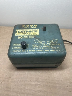 Vintage Unipack Model U57 HO Scale Model Railroad Power Supply - Image 1 of 4