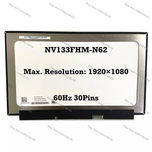 NV133FHM-N62 NV133FHM N62 13,3" 1920x1080 72% NTSC Schermo LCD da pannello EDP 30 pin - Foto 1 di 1