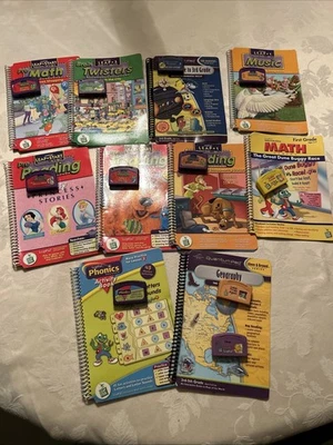 Lot Of 9 LeapFrog LeapPad Learning System Games Cartridges Plus - Image 1 of 4