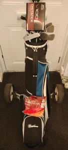 Beginners Golf Package, Pro action Golf Trolley, Assorted Clubs And Bag, - Picture 1 of 6