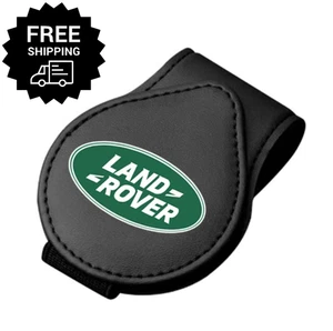 Car Sunglass Eyeglass Holder  Mount for Range Rover Magnetic Leather Hanger Clip - Bild 1 von 11