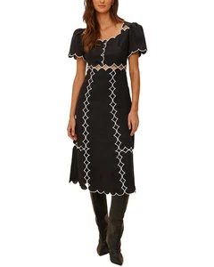 Farm Rio Leinen Maxikleid Damen - Bild 1 von 6