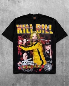 AMVTG A.M. VINTAGE Kill Bill Tee Medium Vintage Black - Picture 1 of 9