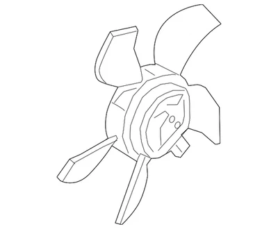 Ventilador y motor GM 86778037 genuino Foto 1 de 2