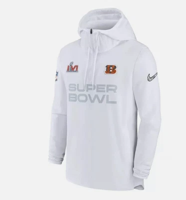 Cincinnati Bengals Nike SUPER BOWL LVI Colección Diamante Blanco Media Night XL Foto 1 de 2