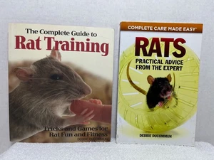 2 PET RAT BOOKS Complete Care Made Easy & Complete Guide Rat Training Ducommun - Picture 1 of 8