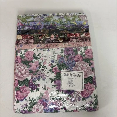 Quilts By The Bay Color wash Irish Chain Queen Fabric Pattern Lot Of 9 New - Image 1 of 4