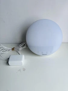Philips Wake-Up Light Alarm Clock Sunrise Simulator FM Radio White with Adapter - Picture 1 of 6