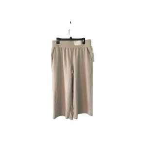 Stylus Silver Grey Women's Wide Leg Capri Pants Size Large - Picture 1 of 5