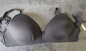 Victoria's Secret T-Shirt BH leicht gefüttert ohne Bügel schwarz UK 36D neu mit Etikett - Bild 1 von 11