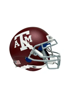 Texas A&M Aggies Matte Maroon Schutt NCAA College Football Authentic Mini Helmet - Picture 1 of 1