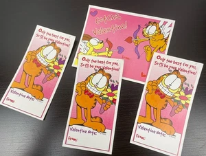 Vintage Paper Valentines Garfield - Picture 1 of 2