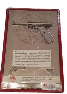 Letrero metálico ligero Ruger 12x18 nuevo en plástico - Imagen 1 de 10