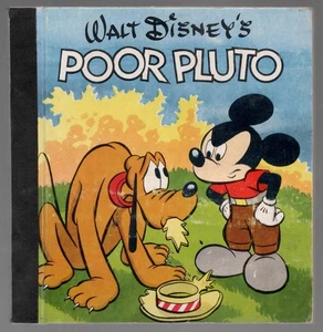 Walt Disney's Poor Pluto 1948 Whitman Mickey Mouse Hardcover - Picture 1 of 5