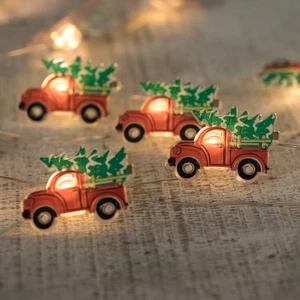 Northlight 20ct LED LKW Schleppen Baum Micro Weihnachtsbeleuchtung Set 6ft Silberdraht - Bild 1 von 3