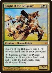 KNIGHT OF THE RELIQUARY - FOIL (DD) (DDG) Duel Decks: Knights vs. Dragons - LP - Picture 1 of 1