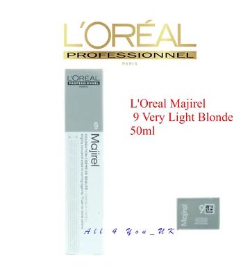 Loreal L'Oreal Professional Majirel 9 rubio muy claro 50 ml Foto 1 de 4