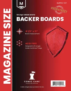 Magazine Comic 24 Pt Backer Boards (50 Count) - Picture 1 of 12