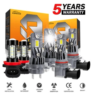 For Subaru Outback 2010-2014 6x LED Headlight Fog Light Bulbs Combo Kit 6000K - Picture 1 of 16