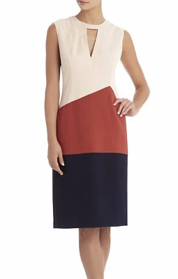 NEW BCBG MAXAZRIA RUNWAY LIGHT BARE PINK ABBY DRESS LQO62C52/L488A SZ 10 - Image 1 of 3