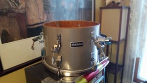 Very rare:  REMO USA 10" X 13"  Rack Tom, w/ clip on/off tuning hardware.(pics) - Picture 1 of 12