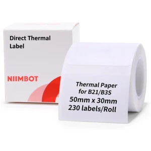 Niimbot Rotolo adesivo Originale D11 12*40 e B1 50*30 Carta adesiva termica - Imagen 1 de 9