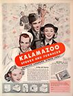 1945 Kalamazoo poêles fours imprimés Seconde Guerre mondiale publicité armée marine marines infirmières hommes femmes