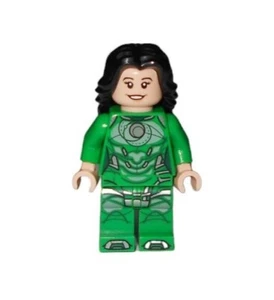 SERSI Marvel Eternals Super Hero LEGO® Minifigure Figura 76156 sh765 Busto Verde - Foto 1 di 2