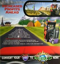 Cruisn USA Cruising World Arcade Flyer 1997 Original Video Game Art Promo Sheet