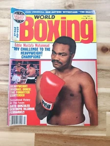 World Boxing Sport Magazine July 1981 Eddie Mustafa Muhammad Michael Dokes - Picture 1 of 8