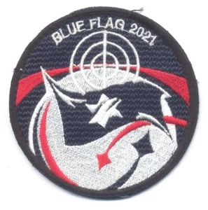 ISRAEL FDI Fuerza Aérea Israelí - Parche de ejercicio Bandera Azul 2021, con ganchos - Imagen 1 de 1