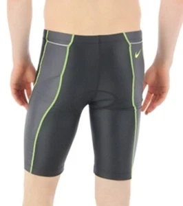 NWT $87 NIKE MENS COMPRESSION TRI TRIATHLON SHORTS GRAY/BLACK XS X-SMALL - Picture 1 of 2