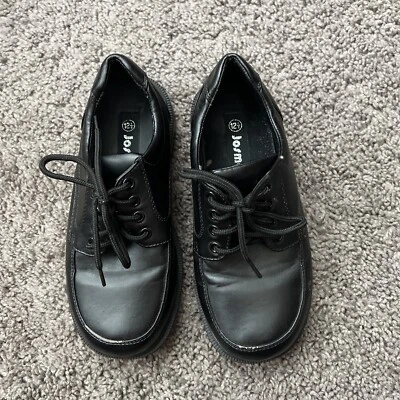 JOSMO Boys Dress School Shoes Size 12.5 Black with Laces - Image 1 of 4