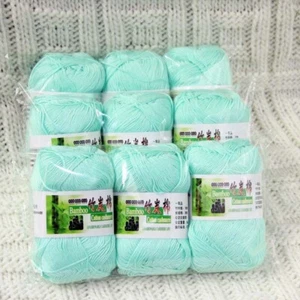 Sale 9BallsX50gr Bamboo Cotton Baby Blankets Hand Knitting Crochet Yarn 15 - Picture 1 of 23