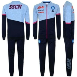 KAPPA Abeco 3 Ssc Napoli Football Costume Enfants Ensemble Course 311226WCNA - Picture 1 of 9