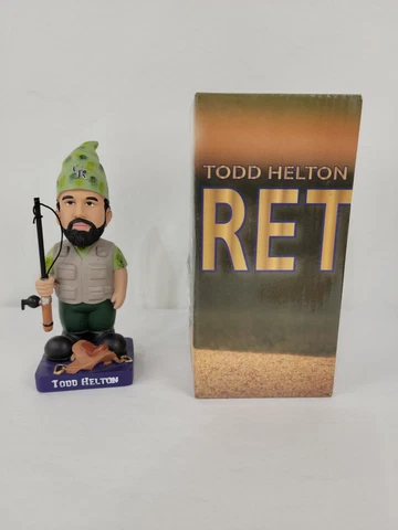 Todd Helton Bobblehead Gnome Colorado Rockies Retire #17 2014 MLB Cover