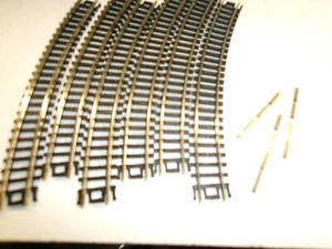 N scale "Atlas 9-3/4" Radius Section (6 Pieces) - Picture 1 of 3