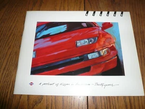 Nissan 1989 un retrato de Nissan en Estados Unidos - folleto de treinta años - vintage - Imagen 1 de 11