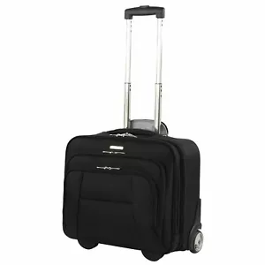 Aktentrolley-Aktenkoffer-Pilotentrolley Pilotenkoffer-Trolley 43x36x21cm-Bowatex - Bild 1 von 7