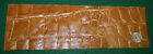 LOOK 12 1/2" AMBER BROWN ALLIGATOR PRINT COWHIDE LEATHER WRAP FOR CUE HANDLE