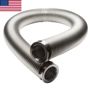 KF-40 NW-40 1000mm (3.3FT) Stainless Steel Bellow LoCo Science!! - Picture 1 of 3