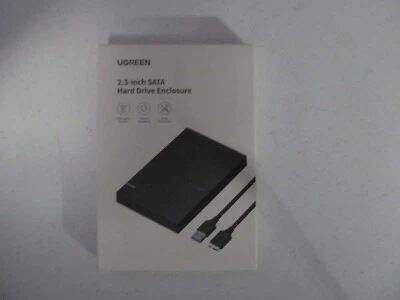 Ugreen 2.5-inch sata hard drive enclosure  black color -look at the picture - Image 1 of 4