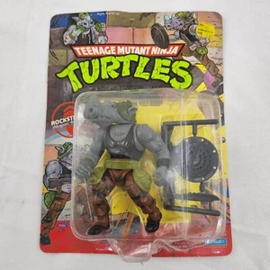 1990 Rocksteady Retro Gun Weapon TMNT Teenage Mutant Ninja Turtles Playmates - Picture 1 of 12