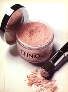 1984 Clinique Rouge Make-up Pulver 1 Seite MAGAZIN AD - Bild 1 von 1