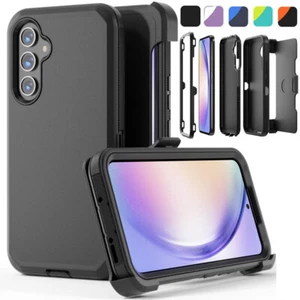 For Samsung Galaxy A54 5G Case, Shockproof Heavy Duty Cover / Belt Clip Holster - Picture 1 of 22