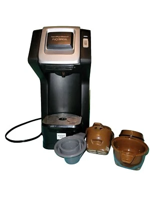 Hamilton Beach FlexBrew Single Serve Coffee Maker With Extra Pods Tested Working - Image 1 of 4