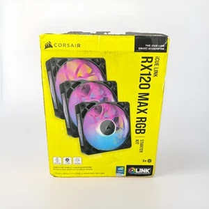 Corsair iCUE Link RX120 RGB 120mm PWM Triple Pack CO-9051022-WW - Afbeelding 1 van 4