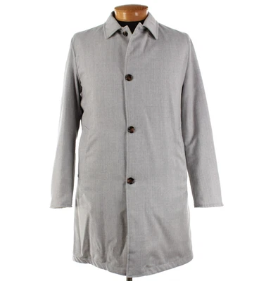 Kired Kiton NWD Peak T Wool Reversible Jacket Size 50 (M US) In Gray / Beige - Image 1 of 4