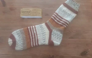 neue handgestricke-selbstgestrickte Socken Gr.42/43 WollButt - Bild 1 von 4