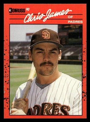1990 Donruss Chris James #323 San Diego Padres - Image 1 of 2